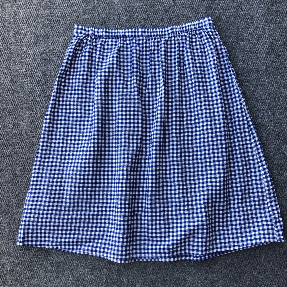 Banana Republic Factory gingham midi skirt size XL - Picture 7 of 8